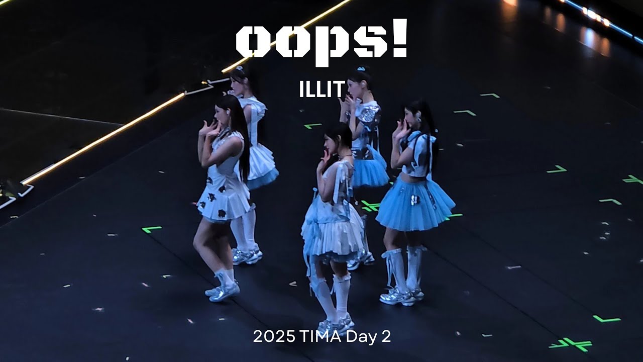[4K] ILLIT 아일릿 - oops! @2025 TMElive International Music Awards（TIMA）Day 2