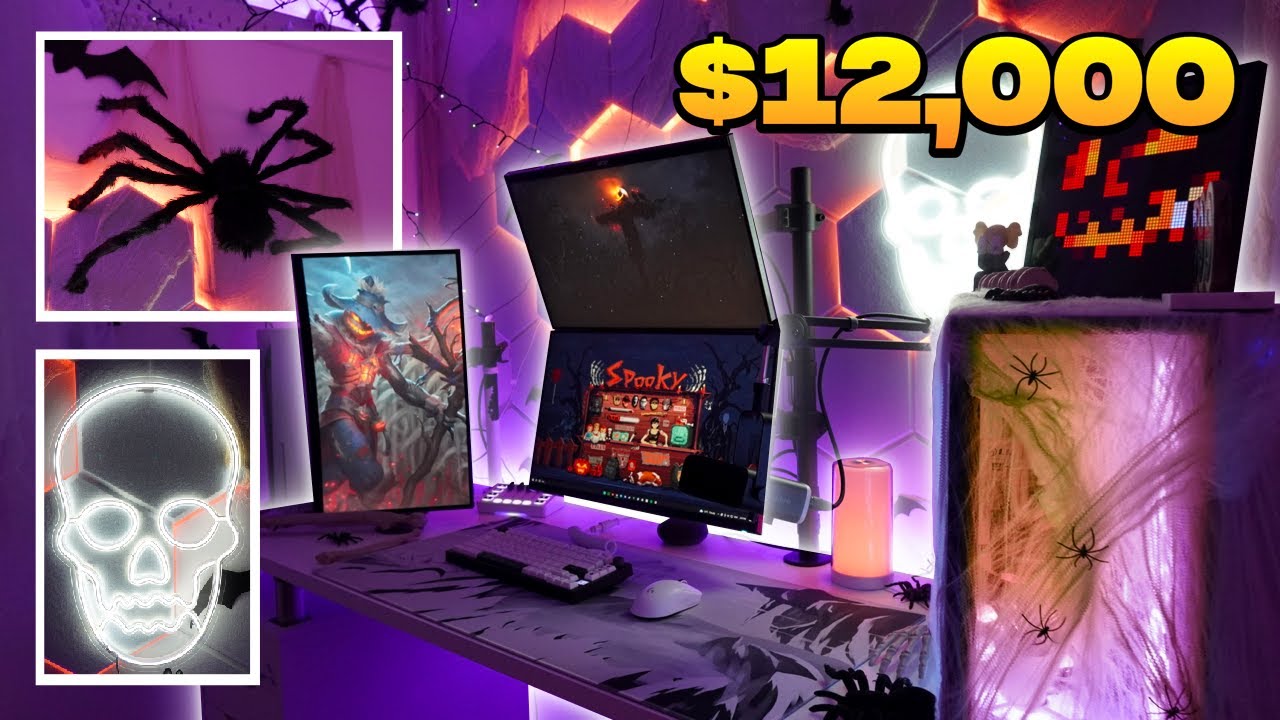 Transforming My $12,000 Gaming Setup For Halloween