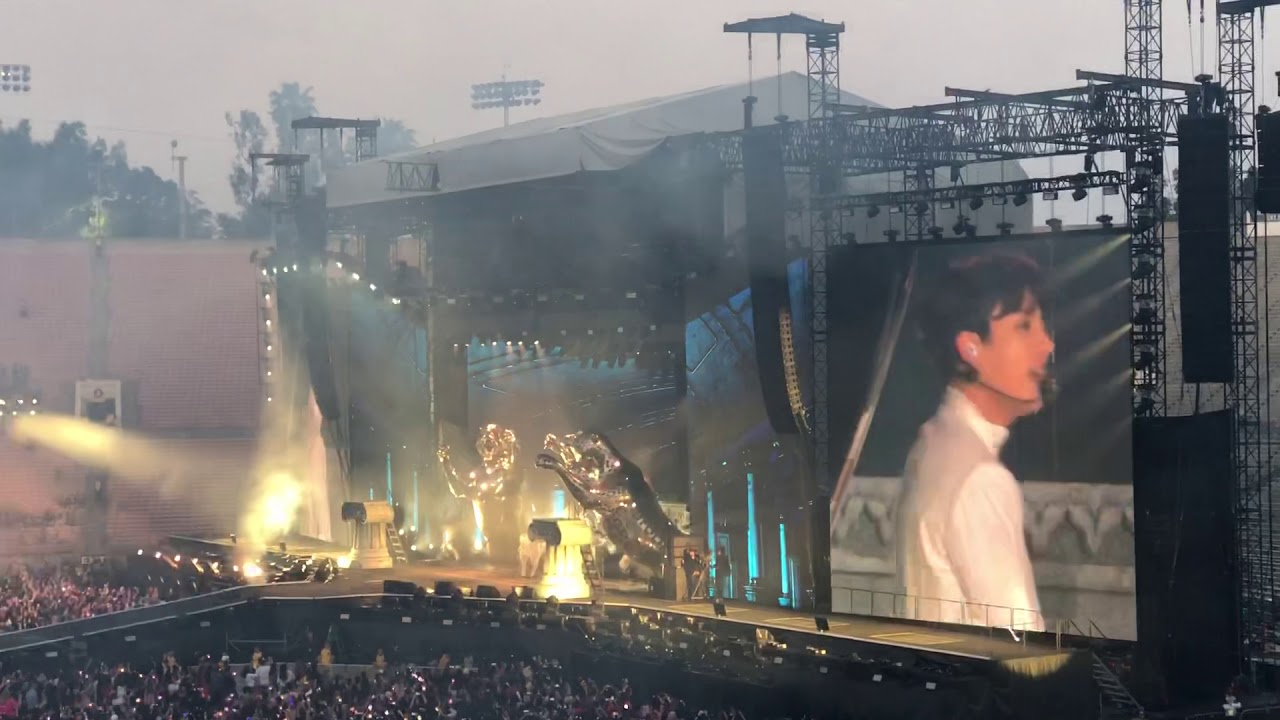 BTS @Dionysus Rose bowl- 20190505 LA concert （FANCAM）