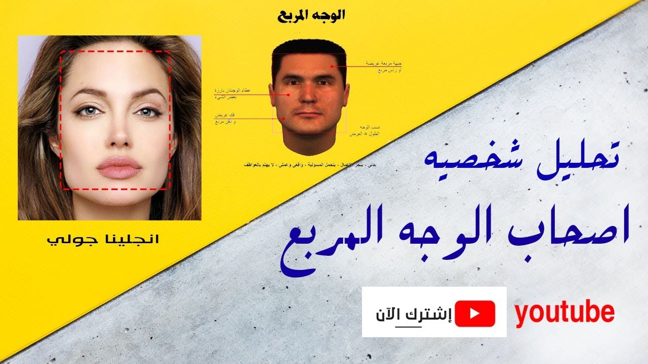 تعلم كيف #تحلل_شخصيات الناس من اول نظرة -  فراسة الوجة المربع