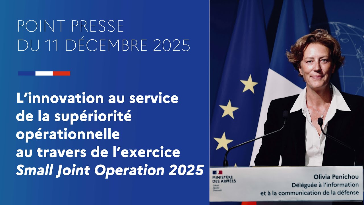 Point Presse du 11/12 | L'innovation au service de la sup&eacute;riorit&eacute; op&eacute;rationnelle