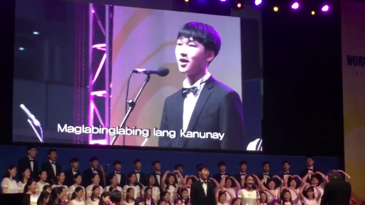 Koreans Sing Visayan Song 