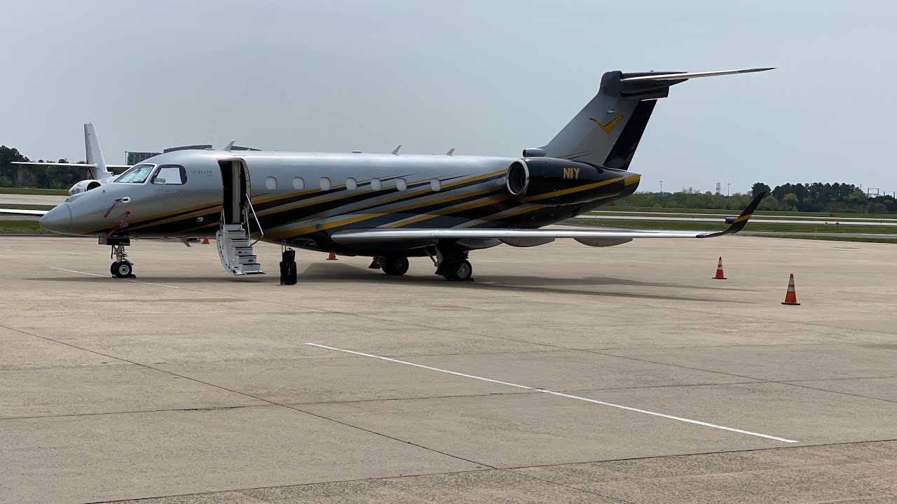 Embraer Legacy 500 Naples Naples to Dulles.