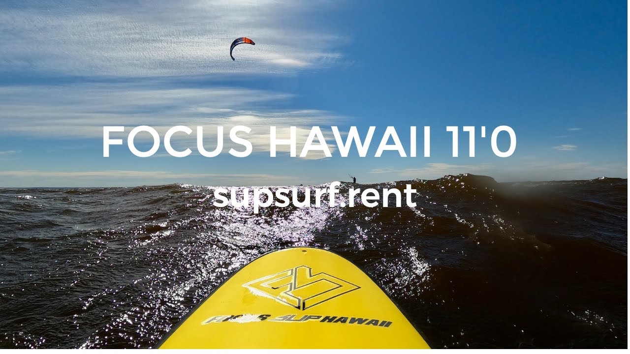 Жёсткая SUP доска Focus Hawaii 11'0 на прогулках и занятиях SUPSURF RENT