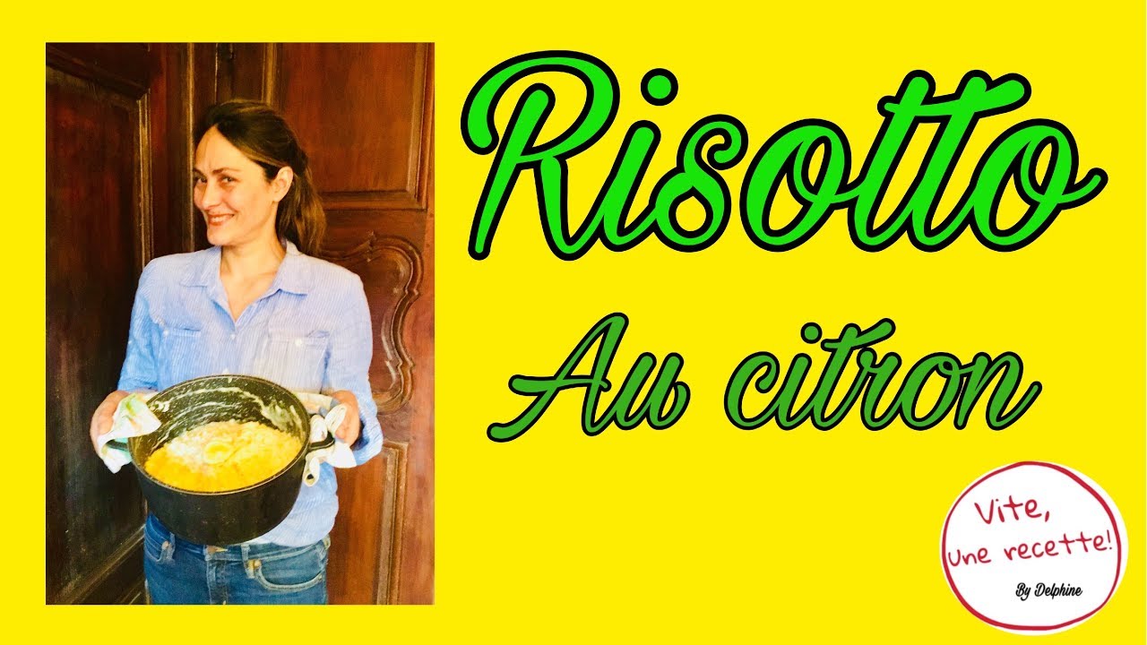 Risotto au citron