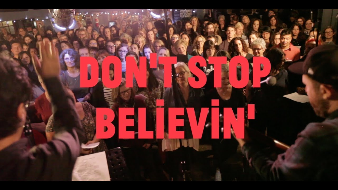 Choir! Choir! Choir! sings Journey  