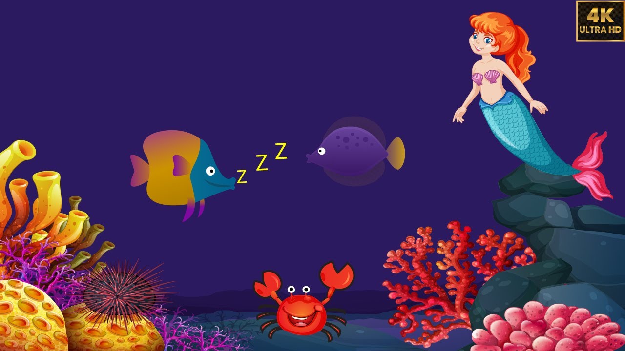 Gentle Bedtime Lullabies and Peaceful Fish Animation Baby Lullaby Mozart Baby Sleep & Relaxing music