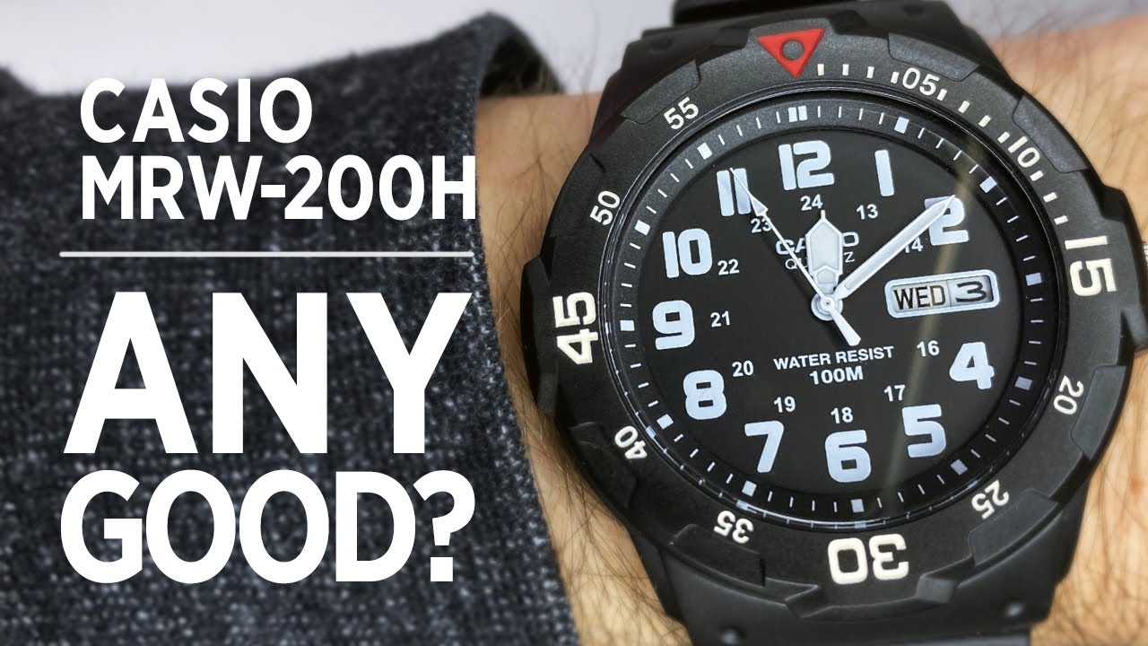 #CASIO MRW-200H (модуль 5125) — очень доступные аналоговые часы от Casio