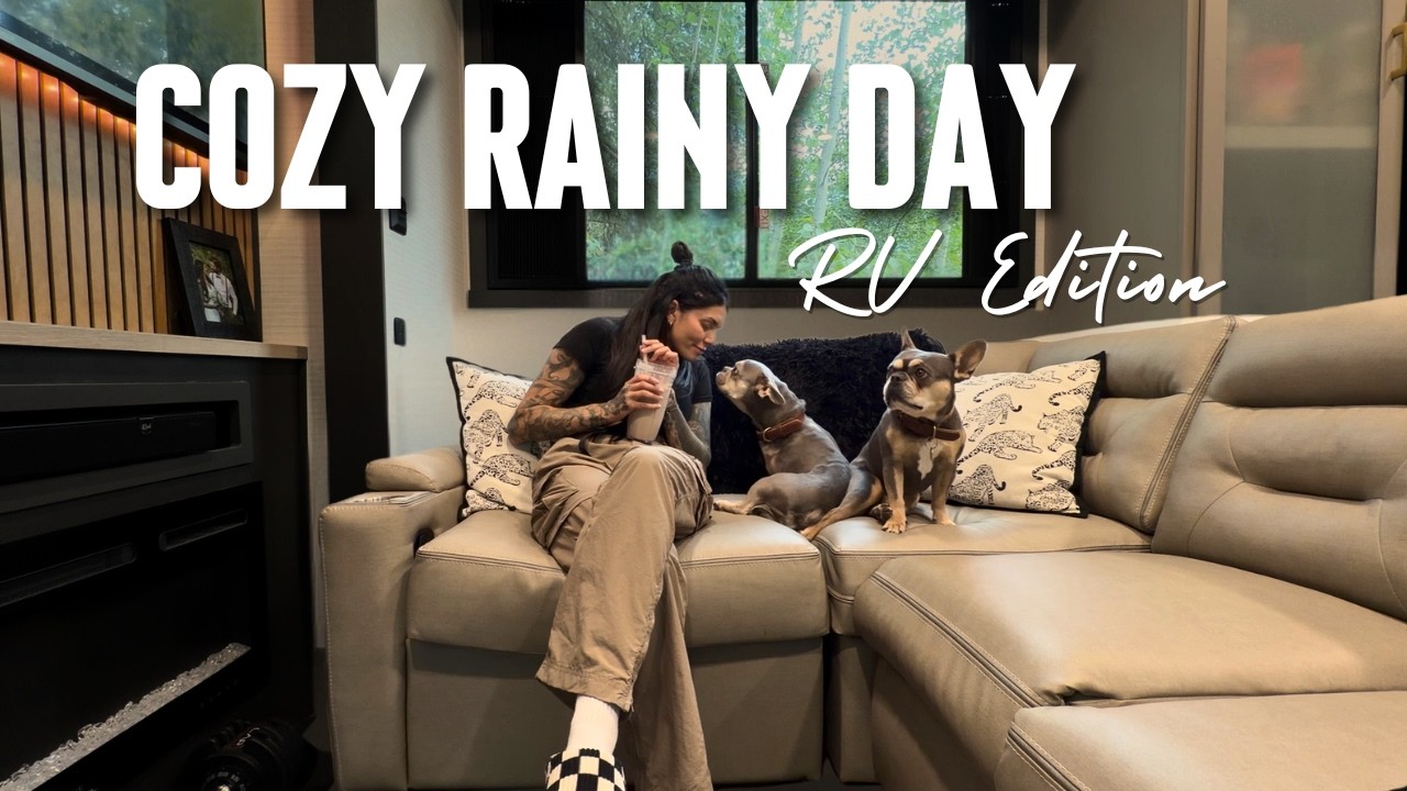 What We Actually Do on a Rainy Day Living Full-Time in an RV ☔️