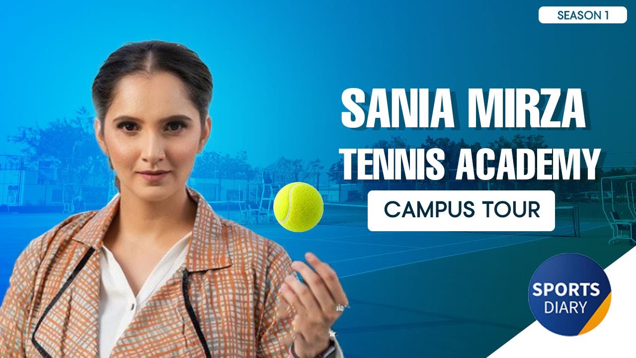 Best Tennis Academy in Hyderabad || Sania Mirza Tennis Academy Tour || Sports Diary