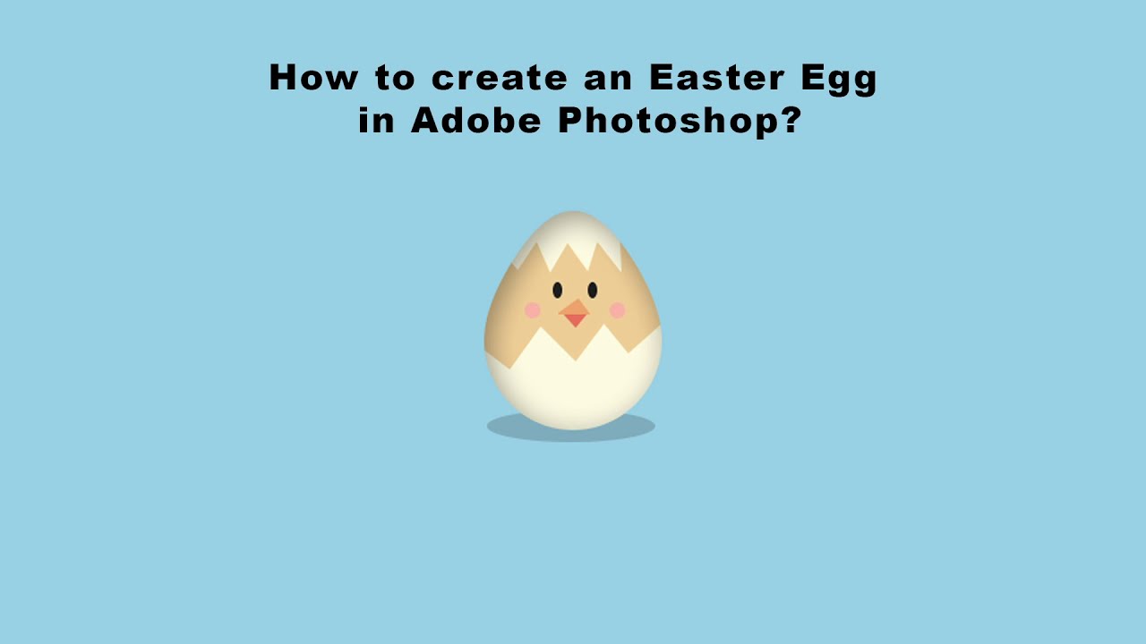 How to create an Easter Egg in Photoshop?