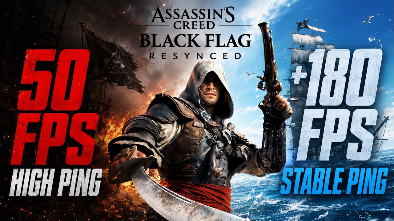 Assassin&rsquo;s Creed Black Flag Resynced FPS Boost &ndash; Fix Lag, Stuttering & FPS Drops
