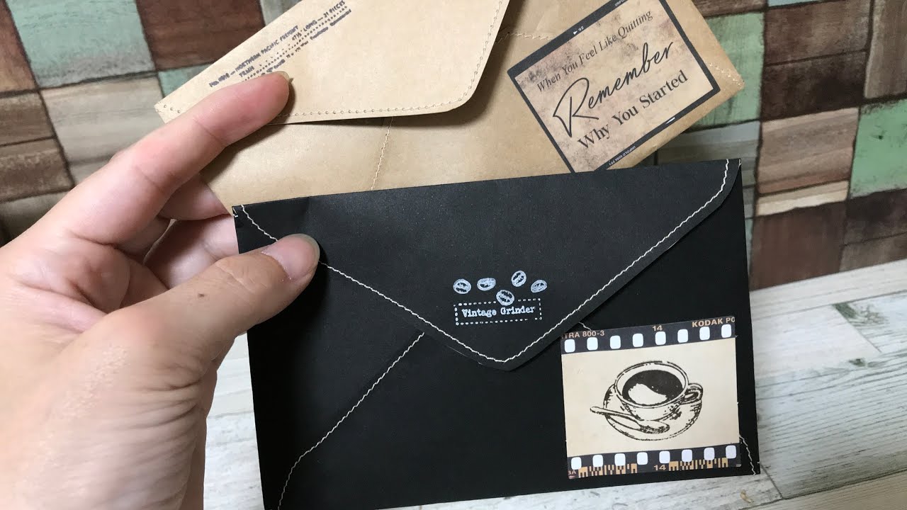 ori紙と、A4用紙で封筒作り envelop 作業動画