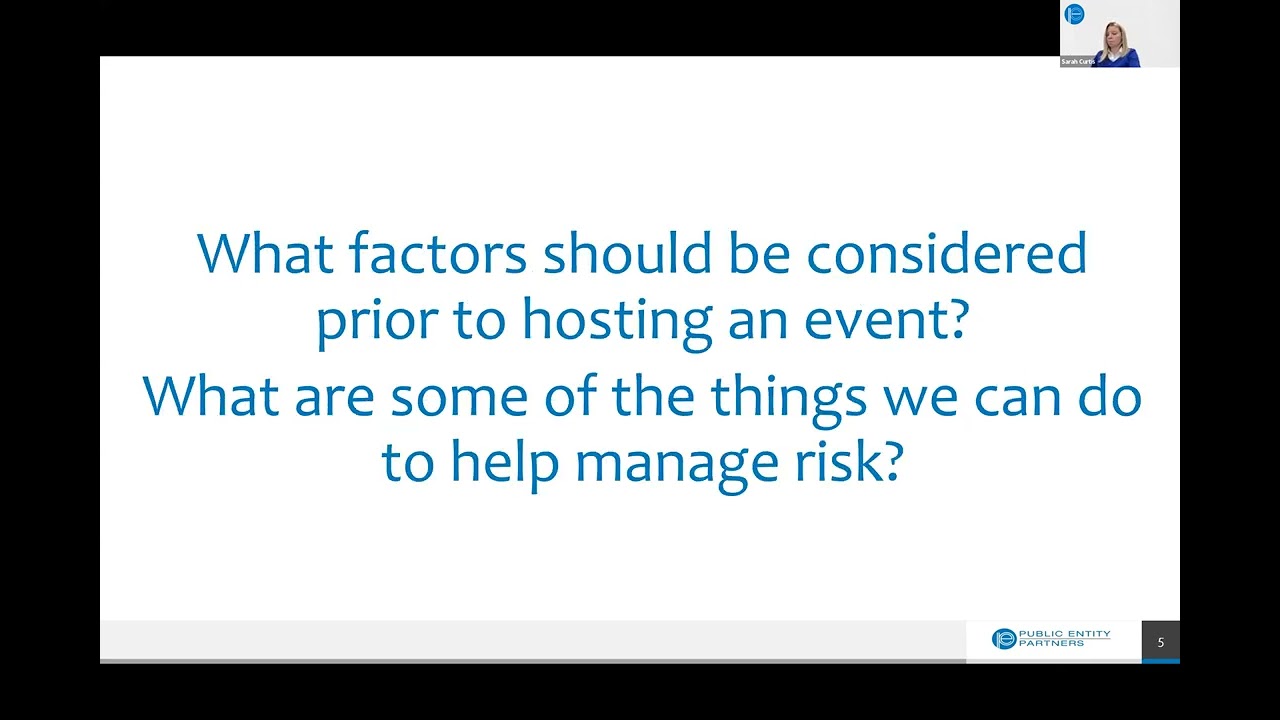 Partnering for Success Webinar: Special Events