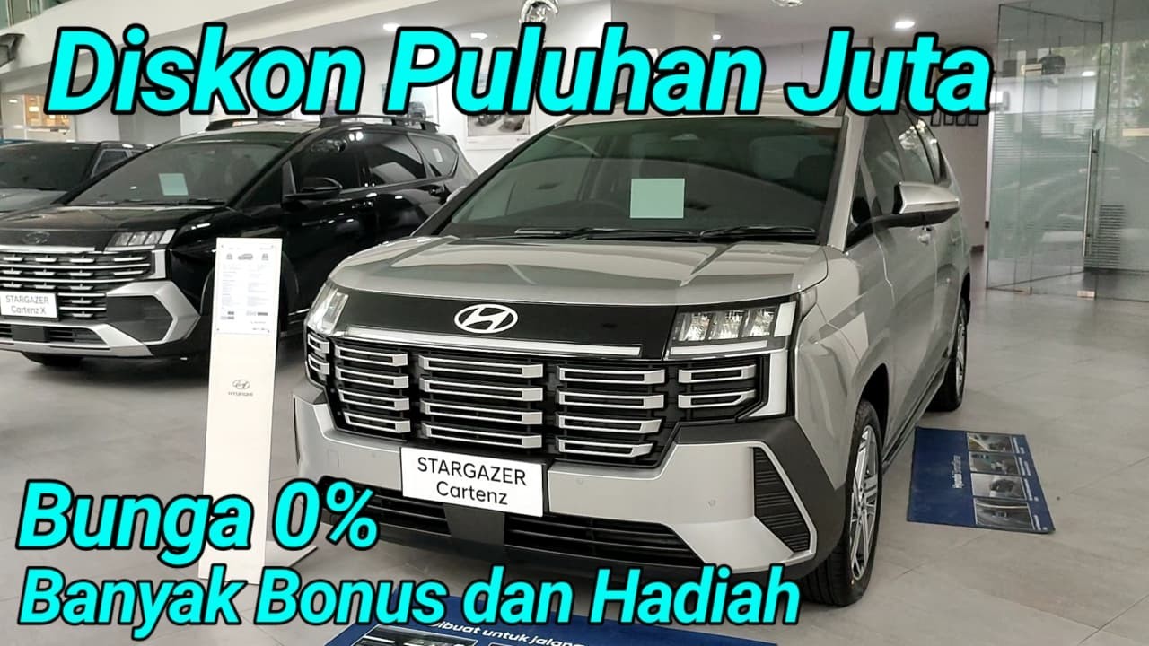 Promo Terbaik Stargazer Cartenz x, Creta New type, New Palisade HEV 2.5 Turbo Hybrid, Diskon Besar.