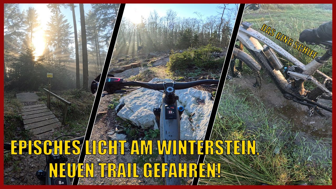 MTB TRAILS am WINTERSTEIN ÜBERRASCHEN MICH! - Uphill GEHT SCHIEF!