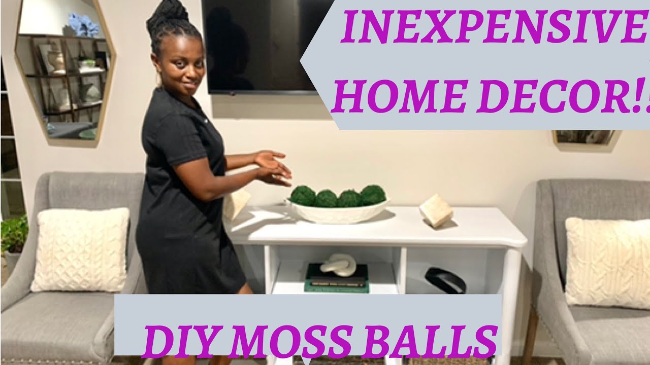 #DIY #MossBall #luxurydecor #InexpensiveHomeDecor DIY MOSS BALL/ Styling Moss Ball Bowl-
