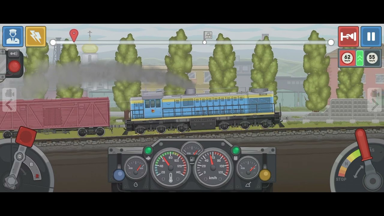 Playing traín simulator 2d