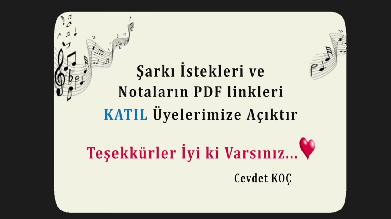 Firuze -Sezen Aksu  NOTA SOLFEJ