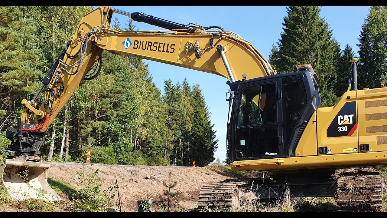 Ljungby L18 and Cat 330NG teamwork!