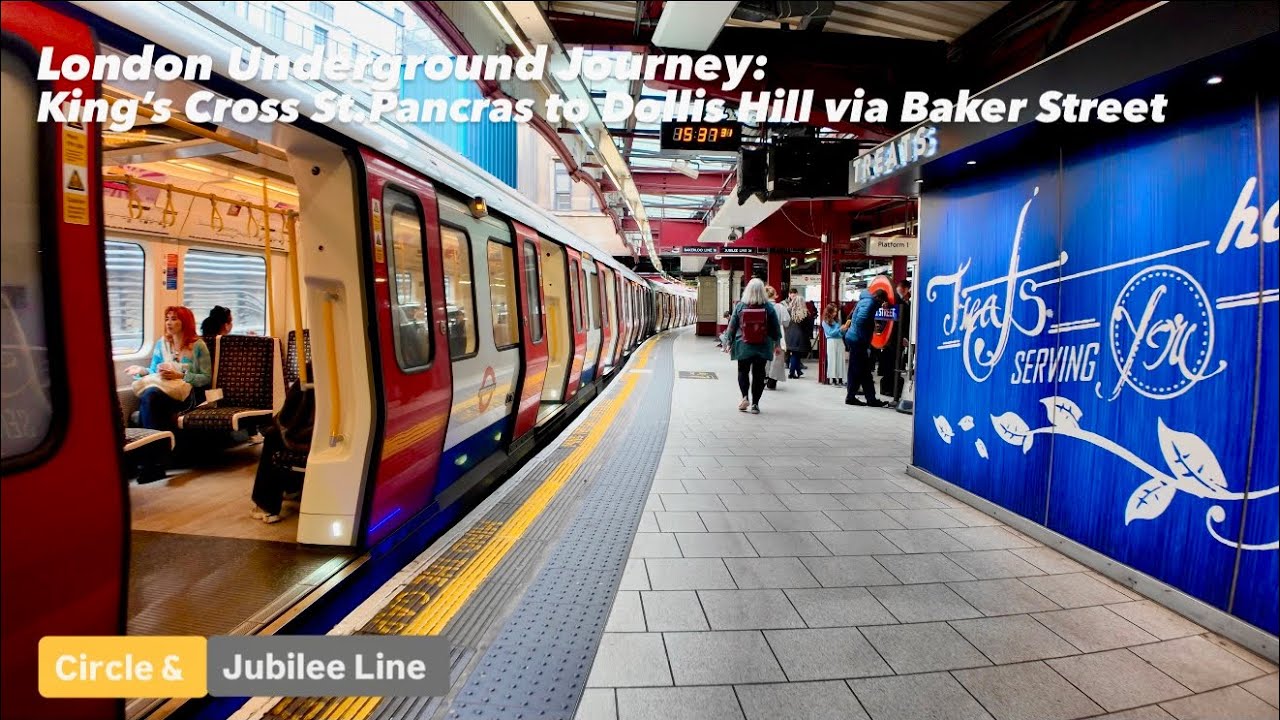 London Underground Journey: King&rsquo;s Cross St. Pancras to Dollis Hill via Baker Street 