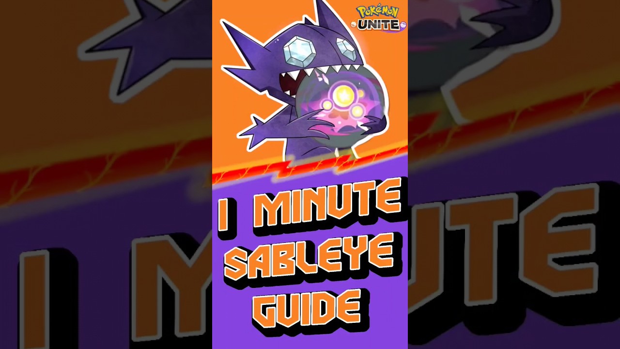 SABLEYE GUIDE UNDER 1 MINUTE!! Pokemon Unite! AND BEST BUILD FOR SABLEYE