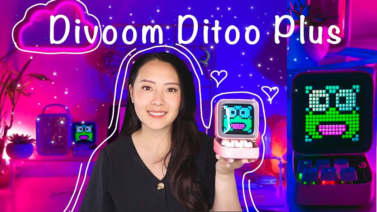 DIVOOM DITOO-PLUS! SMALL BUT MIGHTY? FUNCTIONS & AUDIO TEST.