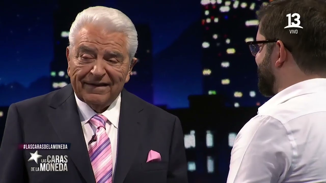 Don Francisco habla sobre la Teletón con el Presidente Gabriel Boric. Las Caras de La Moneda.