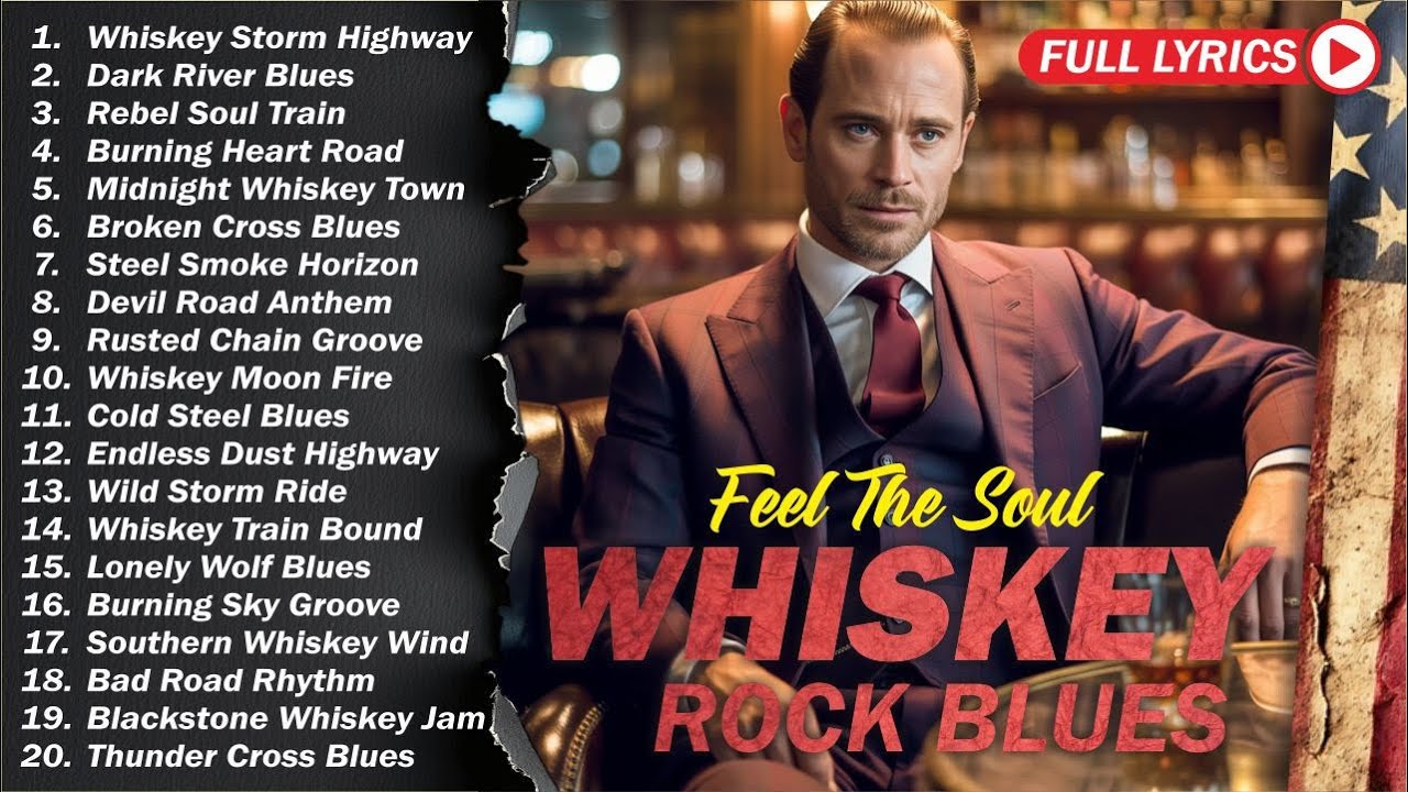 Best of Blues Rock - Emotional Soulful Guitar & Soothing Blues Melodies for Relaxing | 24/7 Stream