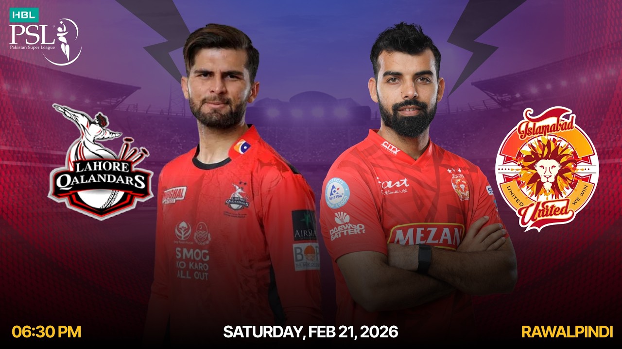 HBL PSL Relive – Islamabad United vs Lahore Qalandars | Match 01