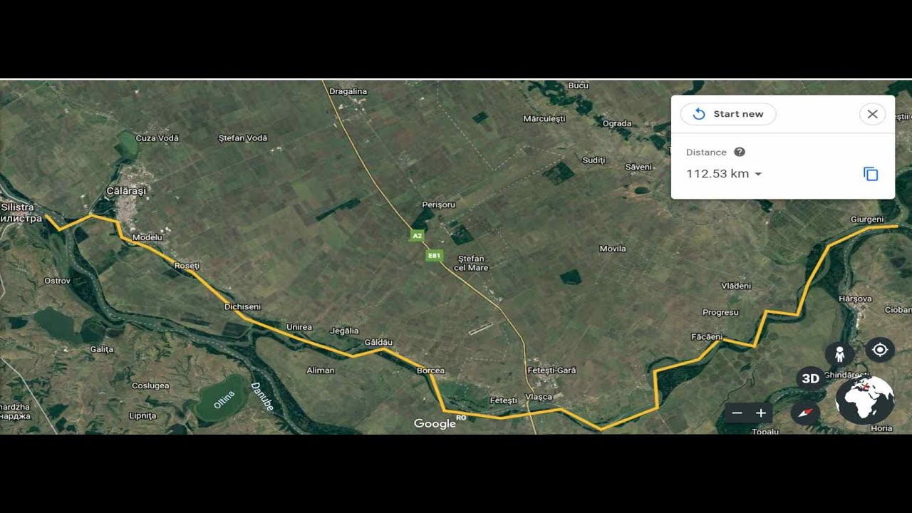 2. From Calarasi to Giurgeni -Vadul Oii