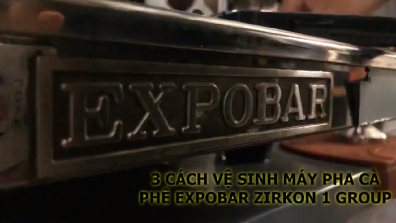 Máy Pha Cà Phê #1: 3 cách vệ sinh máy pha cà phê Expobar Zircon 1 group
