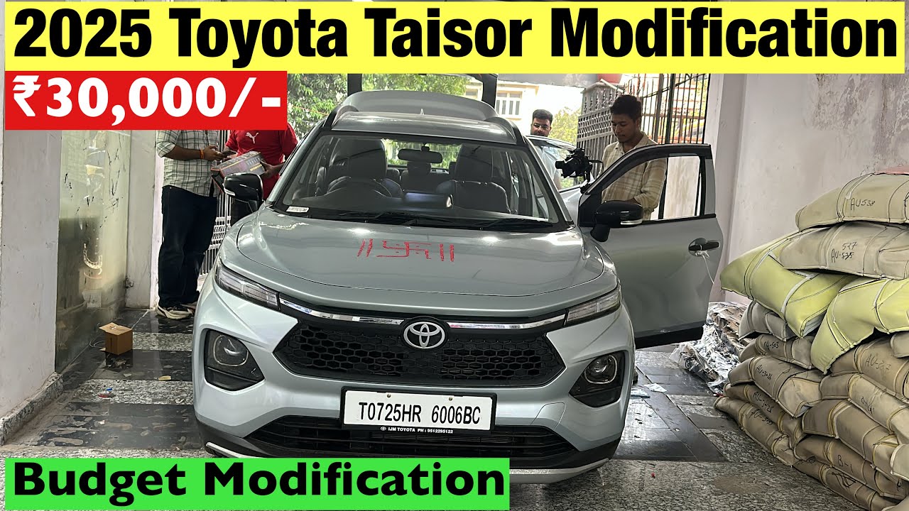 Toyota Taisor Base Model Modification | Toyota Taisor 2025 Modification