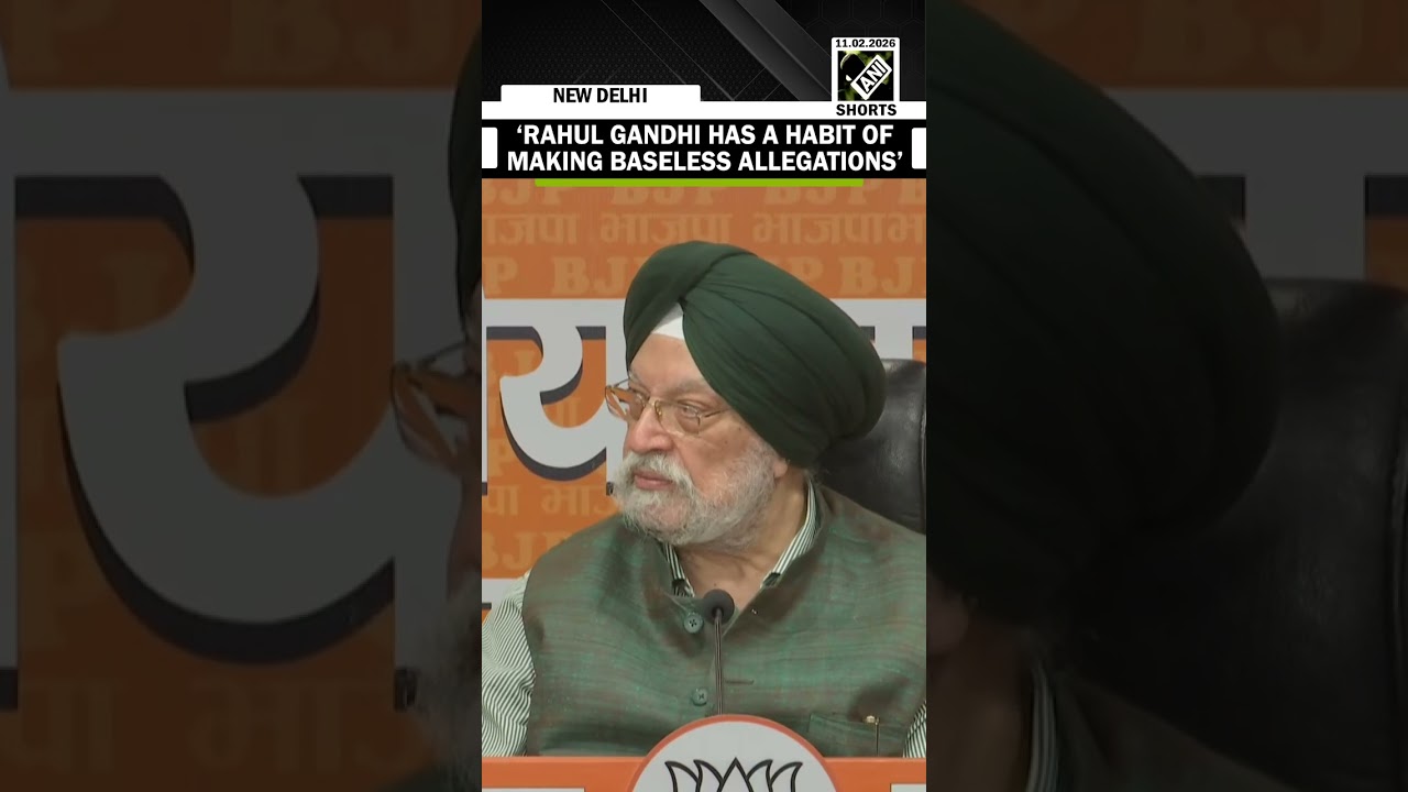 Hardeep Puri slams Rahul Gandhi for 'baseless allegations' over claiming Epstein link charges