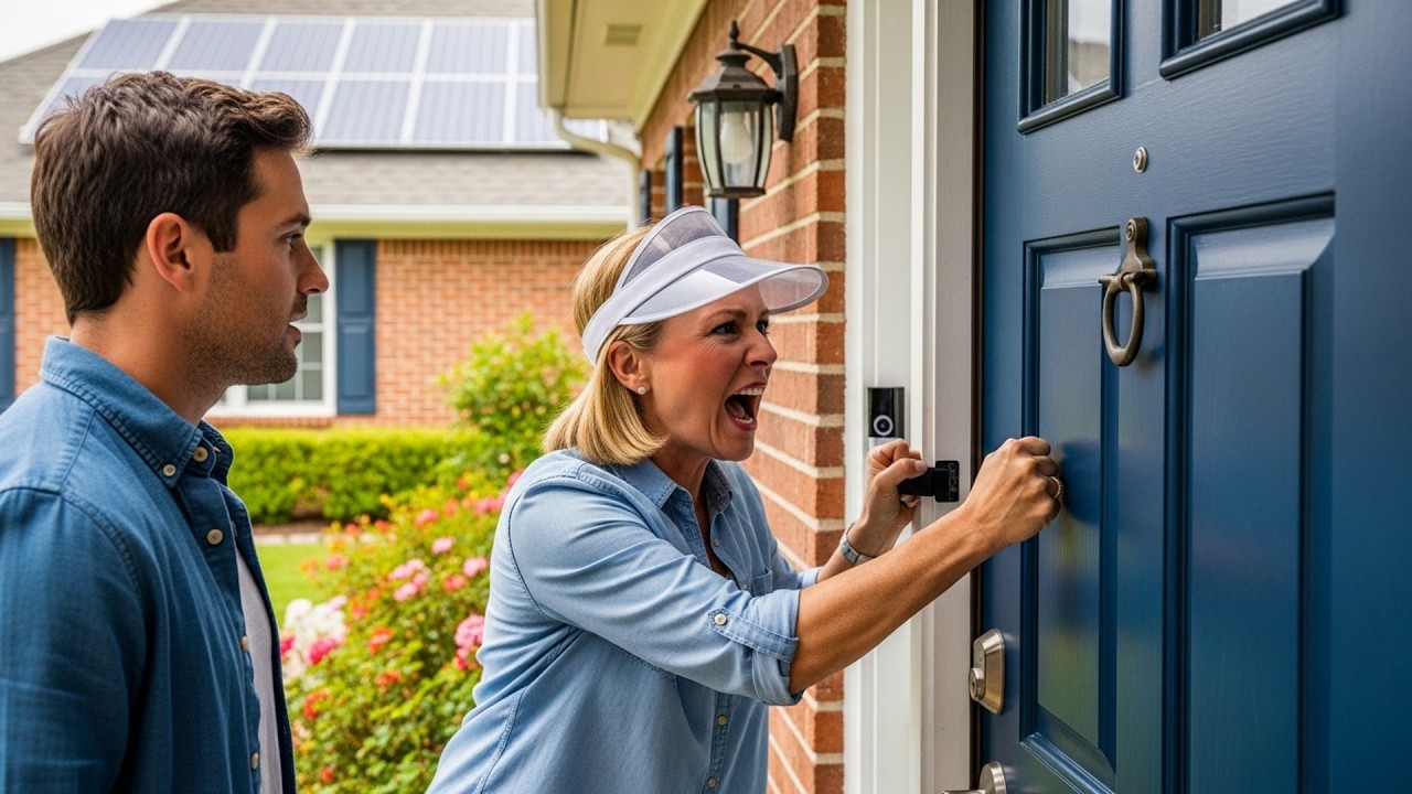 HOA Karen Claimed I Threatened Her, My Doorbell Camera Proved She Threatened Me First