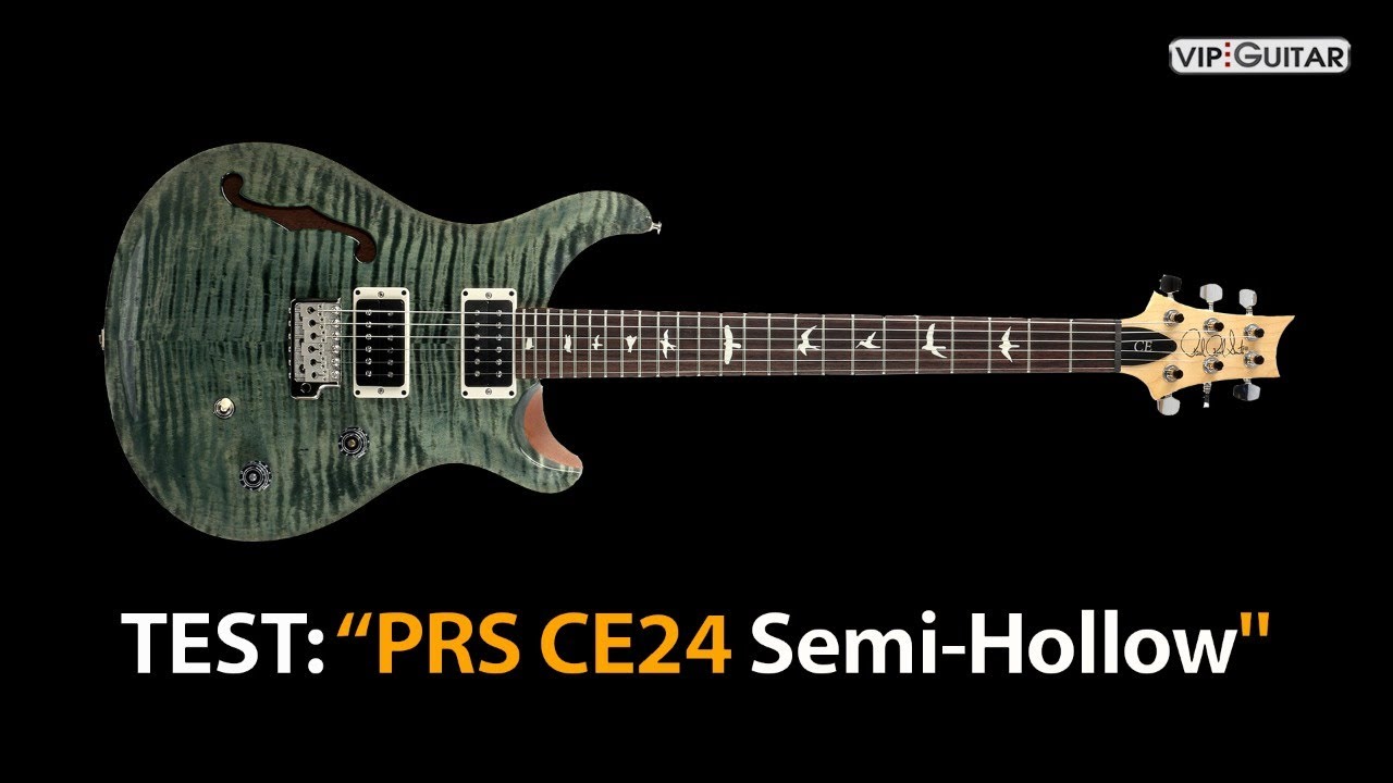 Gitarre Test: PRS CE24 Semi-Hollow Trampas Green