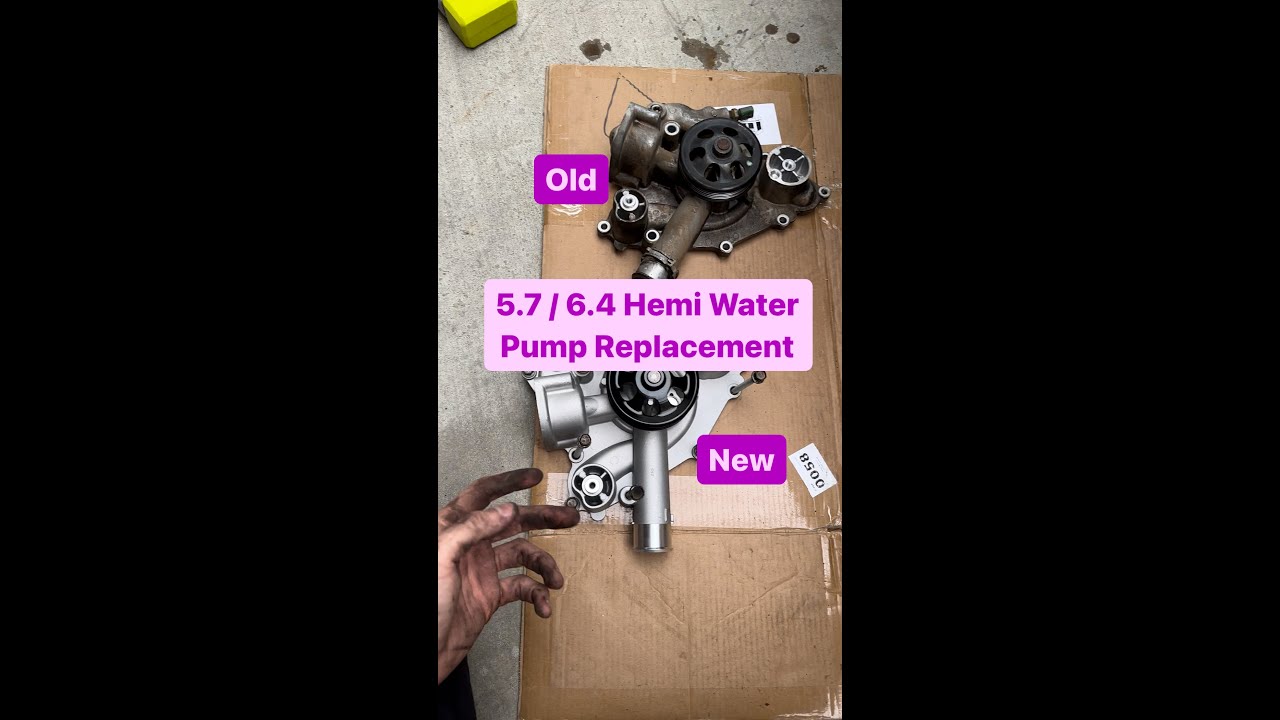 HOW TO: Water Pump Install ||| 5.7L or 6.4L Hemi