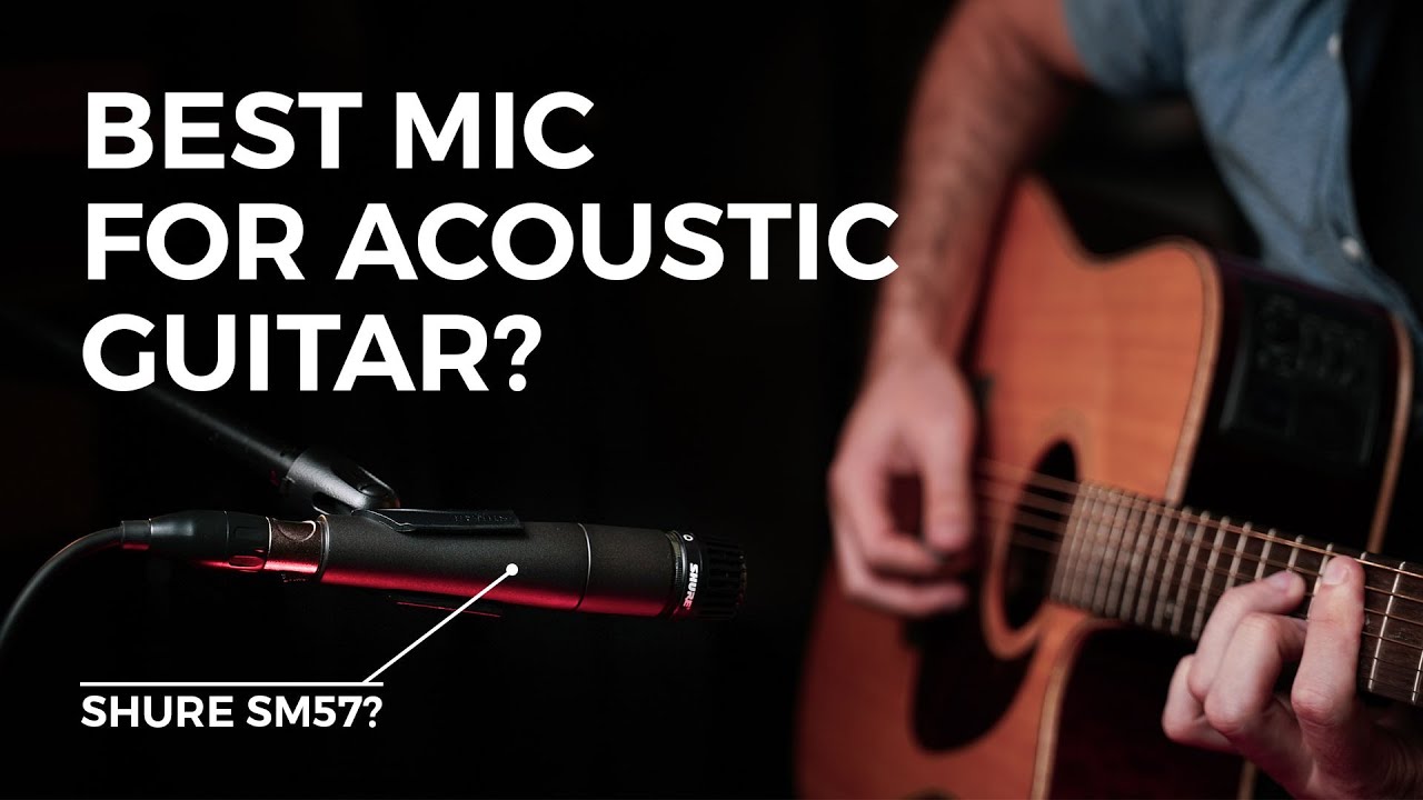 Лучшие недорогие микрофоны для записи акустической гитары? (Shure SM57 против Scarlett CM25)