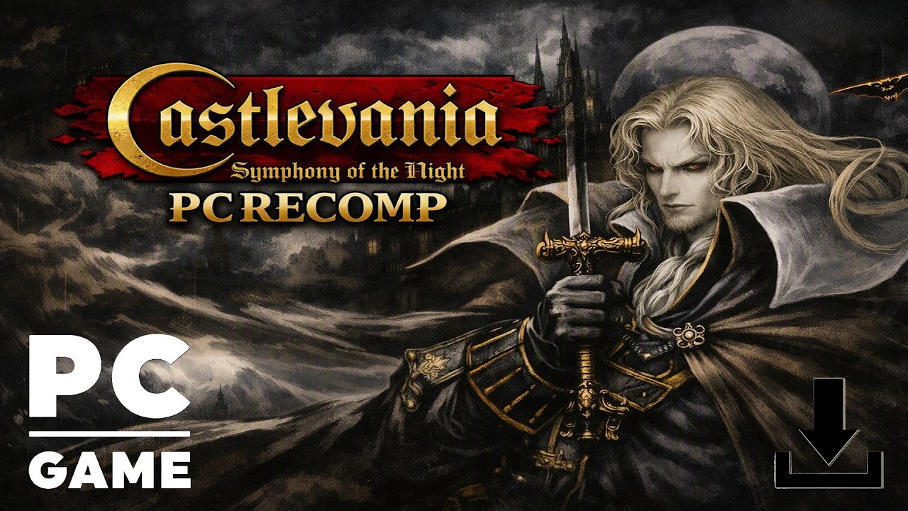 Castlevania Symphony of the Night Recomp - PC Port (Test)