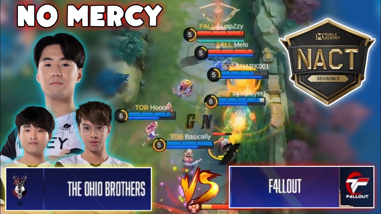 THE OHIO BROTHER'S SHOWED  FALLOUT NO MERCY A 2-0 SWEEP..😳