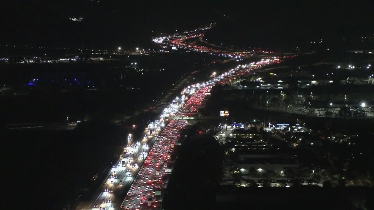 Los Angeles 5:30p traffic before Thanksgiving