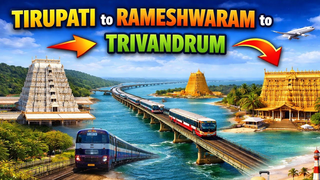 A Small trip to Rameswaram - Trivandrum 