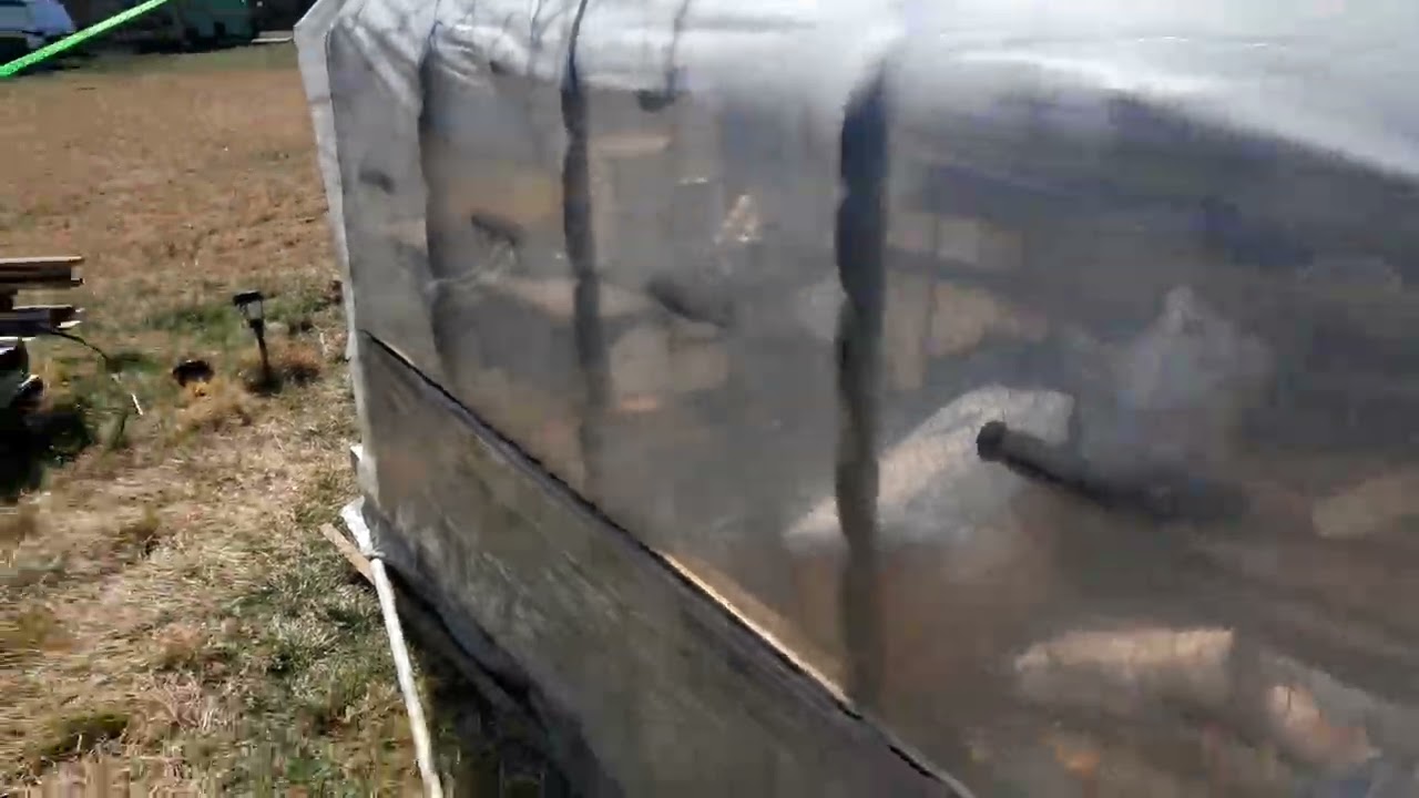 EP 243 How to put a long shade cover on a short greenhouse pt 1