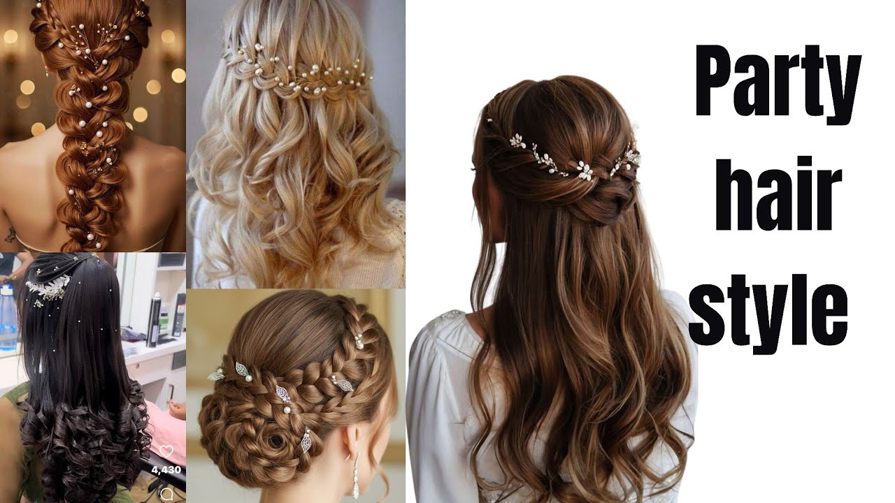 Hair style for party | unique hair style for party| unique style 
