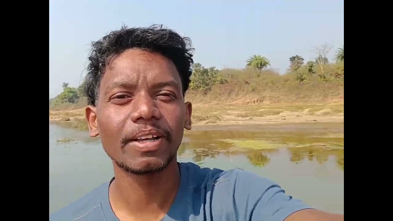 नदी में नहाने गए थे बहुत ठंडा पानी था। Gada te dabra le chalaw lena🏊🥶