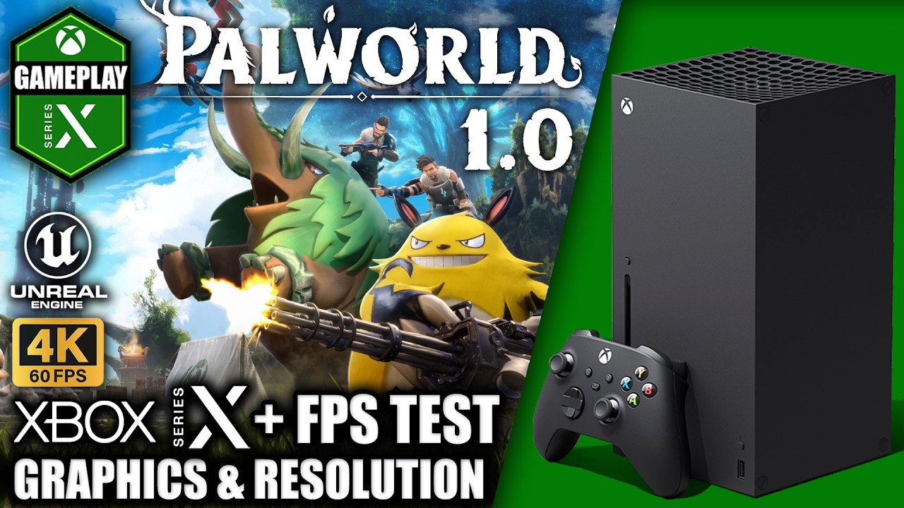 Palworld 1.0 - Xbox Series X Gameplay + FPS Test