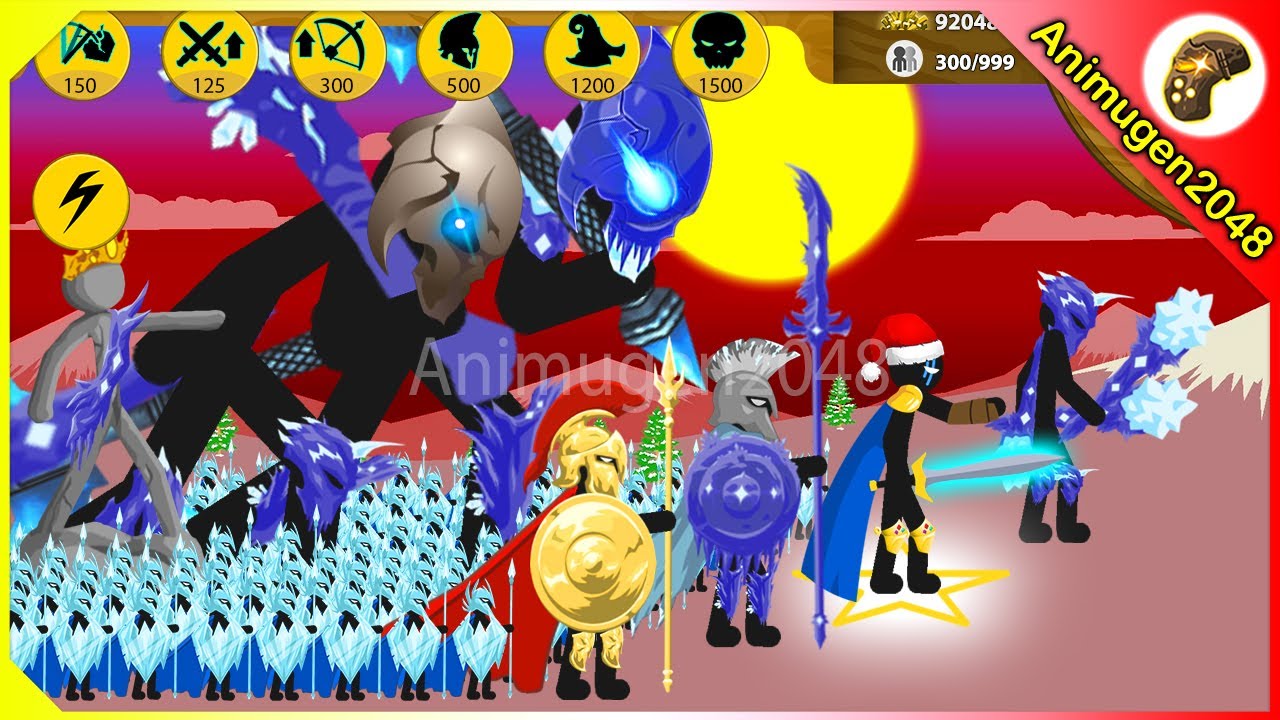 I Summoned MEGA SNOW BOSS, SPEAROS MASTER, XIPHOS LEADER | Stick War Legacy Mod VIP | Animugen2048