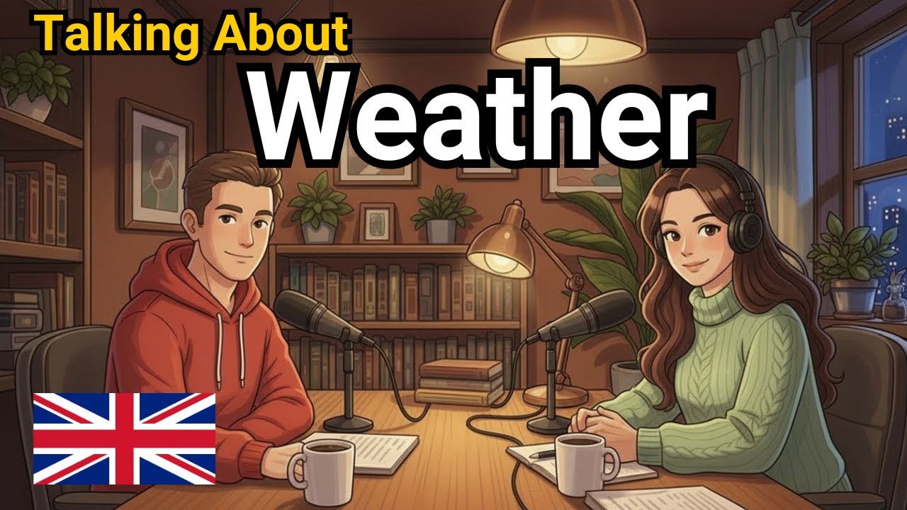 How to Talk About the weather in English ☀️🌧 | English Conversation Practice