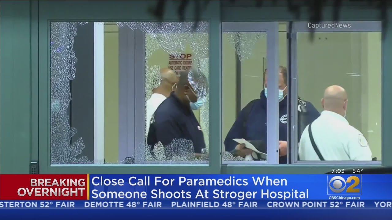 Close Call For CFD Paramedic When Someone Opens Fire Outside Stroger Hospital