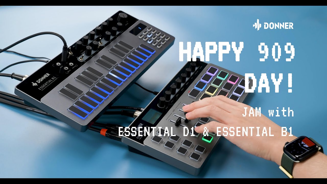 Happy 909 Day! Jam with Essential D1 and Essential B1 I Donner spotlight